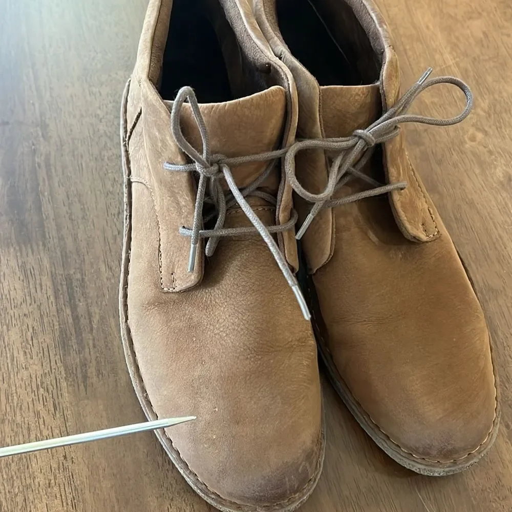 Born brown suede